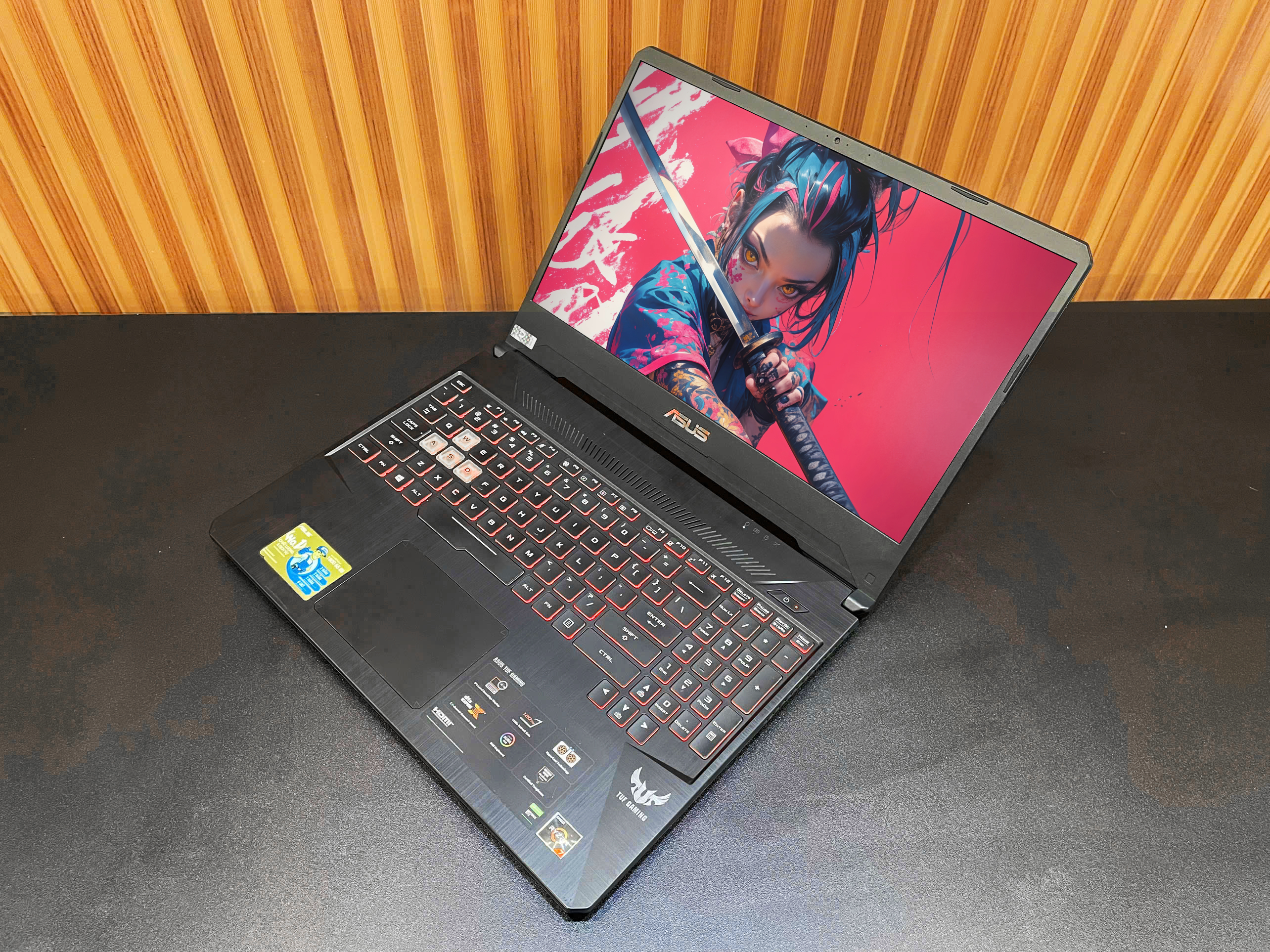 Laptop Gaming Asus TUF F5 - 15.6" IPS 120Hz / Ryzen 7 3750H / GTX 1660 Ti / 16G / 512G (2nd)